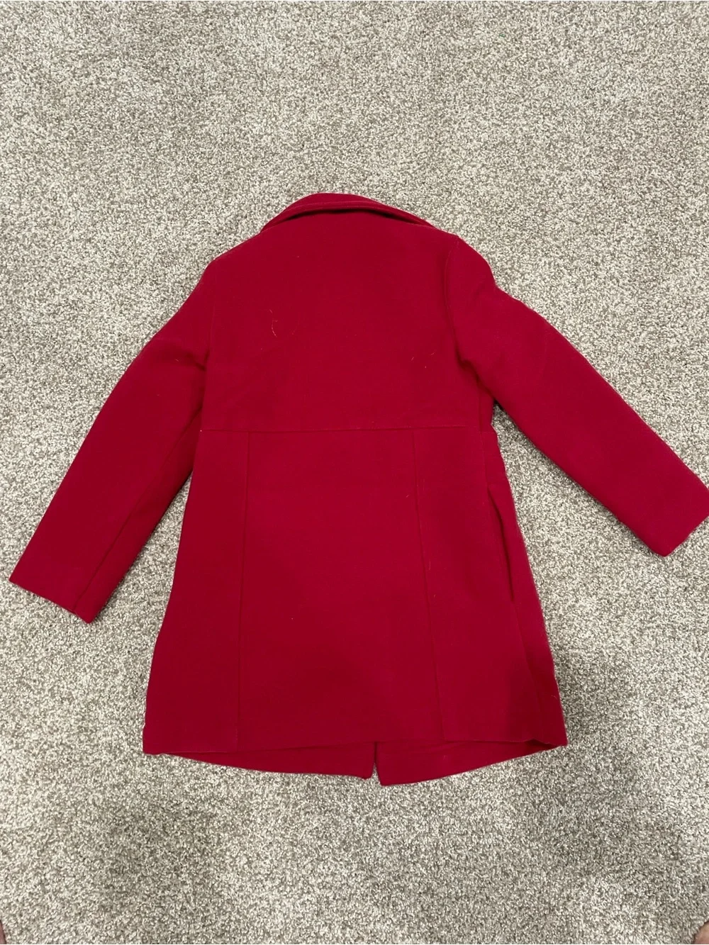 Gymboree Girls' Red Bow-Trim Pea Coat